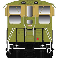 EMD MP15DC - with Ditch Lights - LokSound and DCC - Master(R) Gold -- The Prairie Line 1001 (green, tan)