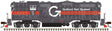 EMD GP7 - Standard DC - Classic(R) Silver -- Guilford Rail System ST 22 (gray, orange)