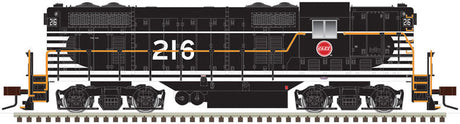 EMD GP7 - Standard DC - Classic(R) Silver -- Missouri Pacific 216 (Ex-C&EI, black, white, MP Buzz Saw Logo)