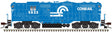 EMD GP7 - Standard DC - Classic(R) Silver -- Conrail 5833 (blue, white, large lettering)