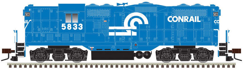 EMD GP7 - Standard DC - Classic(R) Silver -- Conrail 5833 (blue, white, large lettering)