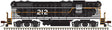 EMD GP7 - ESU Sound and DCC - Classic(R) Gold -- Chicago & Eastern Illinois 212 (black, white, orange)