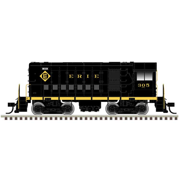 Alco HH600/660 - LokSound and DCC - Master(R) Gold -- Erie Lackawanna 305 (black, yellow)