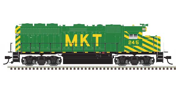 EMD GP40 - LokSound and DCC - Master(R) Gold -- Missouri-Kansas-Texas 242 (green, yellow)