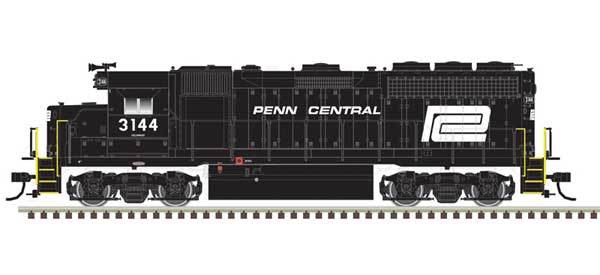 EMD GP40 - LokSound and DCC - Master(R) Gold -- Penn Central 3166 (black, white)