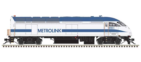 Motive Power Industries MP36PH-3C - ESU LokSound & DCC - Master(R) Gold -- Metrolink #895 (white, blue)