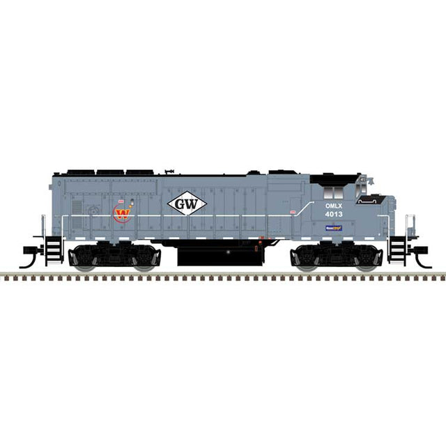 GMD GP40-2W CN Version - ESU LokSound and DCC - Master(R) -- Great Western 4013 (Omnitrax, gray, black)