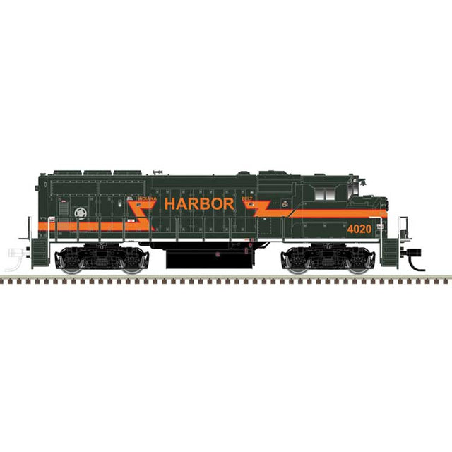 GMD GP40-2W CN Version - ESU LokSound and DCC - Master(R) -- Indiana Harbor Belt #4021 (black, orange)
