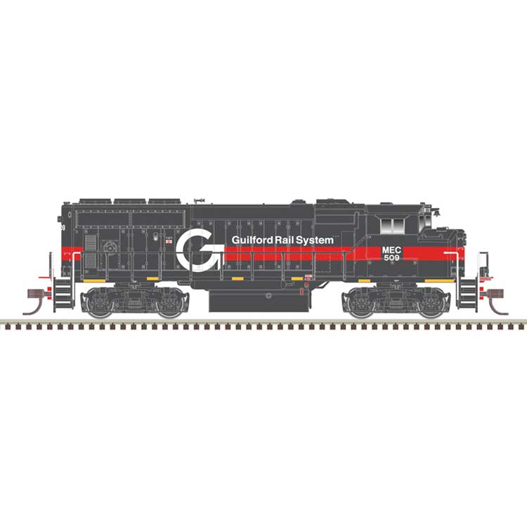 GMD GP40-2W CN Version - ESU LokSound and DCC - Master(R) -- Guilford #508 (gray, orange)