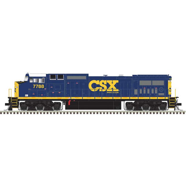 GE Dash 8-40CW - LokSound and DCC - Master(R) Gold -- CSX Transportation #7788 (YN3; blue, yellow, black; Website Logo)