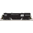 GE U28C - LokSound and DCC - Master(R) Gold -- Penn Central #6530 (black, white, Large Logo)