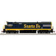 GE U28CG - LokSound and DCC - Master(R) Gold -- Santa Fe #7900 (Bookends Scheme, blue, yellow)