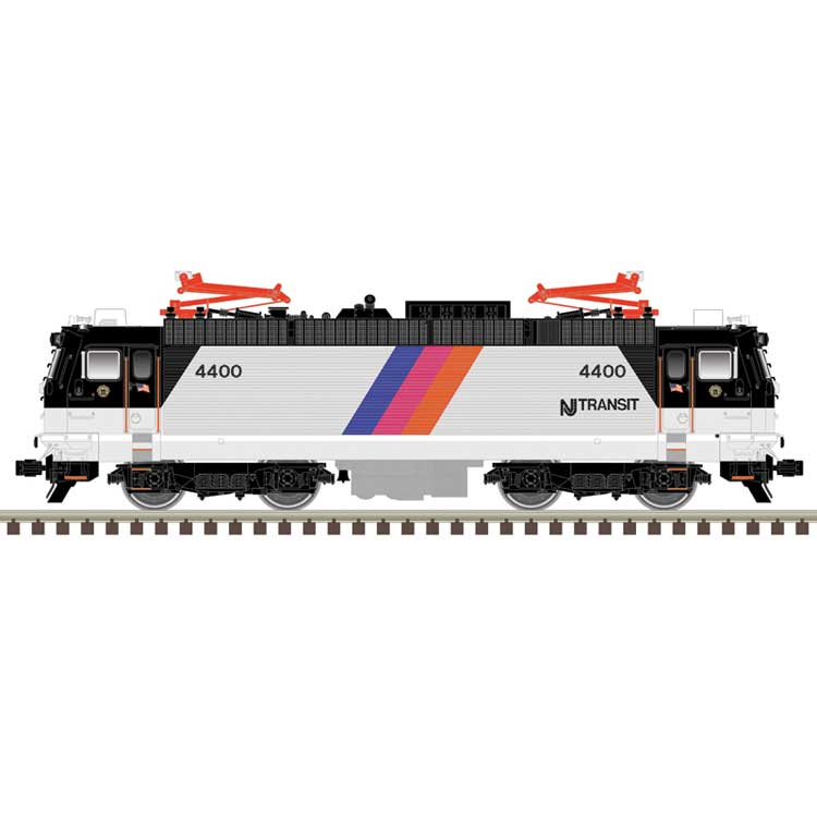 ALP-44 Electric - Standard DC - Master(R) Silver -- NJ Transit #4430 (silver, black, blue, magenta, orange)