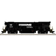 GE B23-7 High Nose - Standard DC - Master(R) Silver -- Norfolk Southern #3982 (black, white)