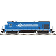 GE B23-7 Low Nose - Standard DC - Master(R) Silver -- SMS Lines #1961 (blue, white)