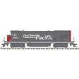 GE B30-7 Low Nose - Standard DC - Master(R) Silver -- Southern Pacific #7863 (gray, red, white, Speed Lettering)