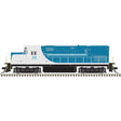 Alco C420 Low Nose - Standard DC - Master(R) Silver -- Conrail #2073 (Ex-L&HR, blue, gray, white)