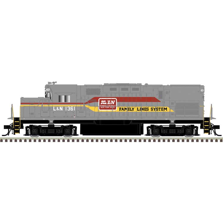 Alco C420 Low Nose - Sound and DCC - Master(R) Gold -- Family Lines L&N #1361 (gray, red, yellow)