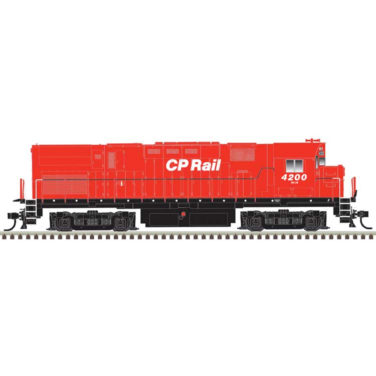 Alco C424 - Standard DC - Master(R) Silver -- Canadian Pacific #4200 (red, white, black, Large Multimark)
