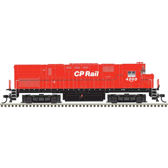 Alco C424 - Standard DC - Master(R) Silver -- Canadian Pacific #4200 (red, white, black, Large Multimark)