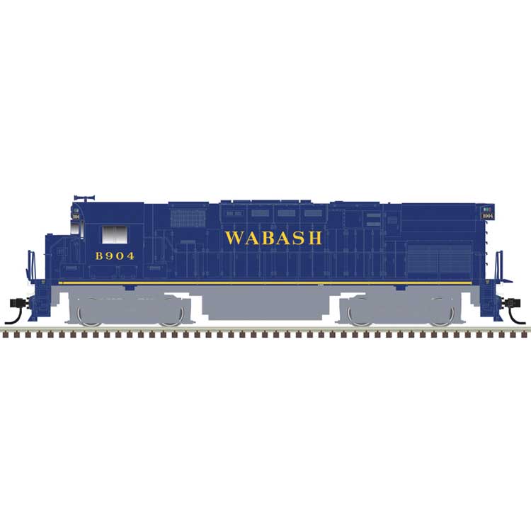 Alco C424 - Sound and DCC - Master(R) Gold -- Wabash #B901 (blue, yellow)