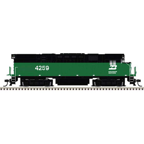 Alco C424 - Sound and DCC - Master(R) Gold -- Burlington Northern #4253 (Cascade Green, black, white)