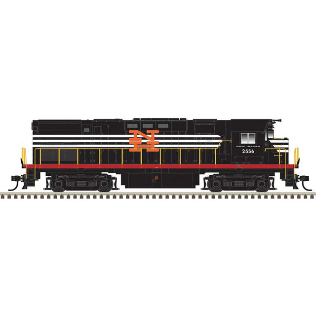 Alco C424 - Sound and DCC - Master(R) Gold -- New Haven #2557 (black, white, red, orange)