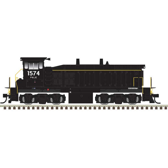 MP15DC - Standard DC - Master(R) Silver -- Pittsburgh & Lake Erie #1574 (black, yellow)