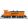 MP15DC - Standard DC - Master(R) Silver -- BNSF Railway #3704 (H3, orange, black, yellow, Wedge Logo)