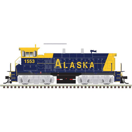 MP15DC - Sound and DCC - Master(R) Gold -- Alaska #1554 (blue, yellow)