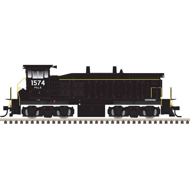 MP15DC - Sound and DCC - Master(R) Gold -- Pittsburgh & Lake Erie #1589 (black, yellow)