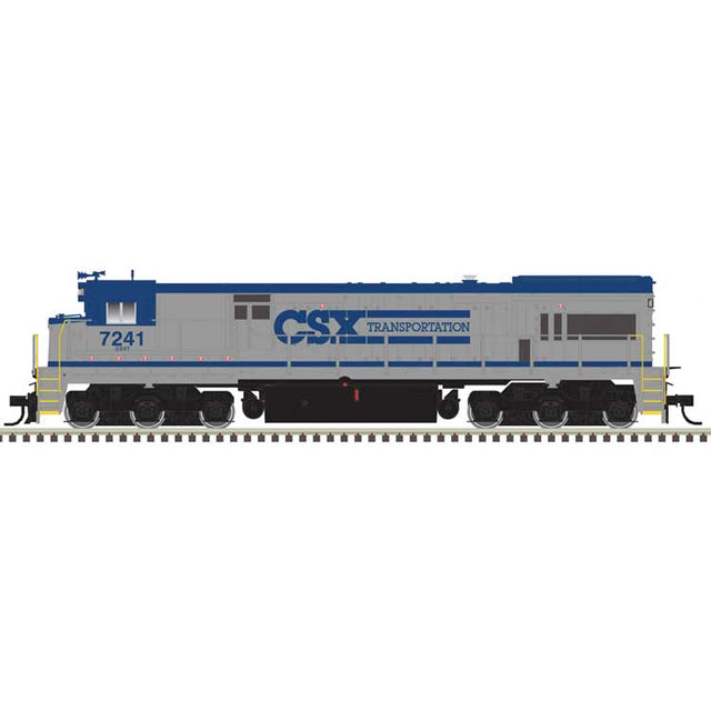 GE U30C Low Nose Phase II/III - Sound and DCC - Master(R) Gold -- CSX #7241 (Early, blue, gray, CSX Transportation Logo)