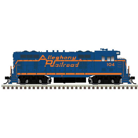 CF7 - Standard DC - Master Silver -- Allegheny Railroad #103 (blue, yellow)-1