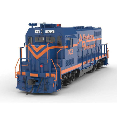 CF7 - Standard DC - Master Silver -- Allegheny Railroad #103 (blue, yellow)-2