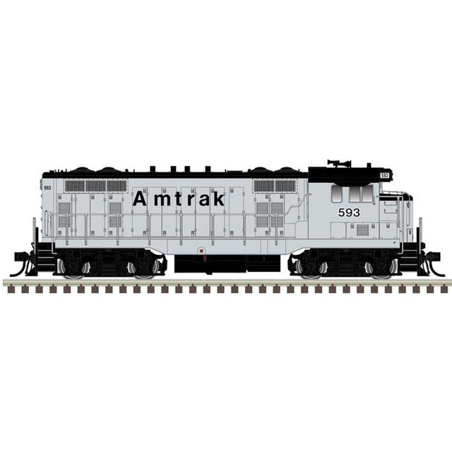 CF7 - Sound and DCC - Master Gold -- Amtrak #598 (silver, black)-1
