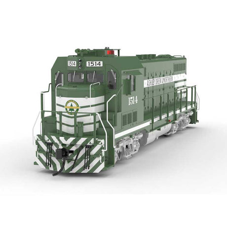 CF7 - Sound and DCC - Master Gold -- Ashley, Drew & Northern #1513 (green, white)-2