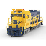 CF7 - Sound and DCC - Master Gold -- Santa Fe #2564 (blue, yellow)-2