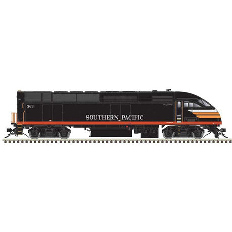 Motive Power Industries MP36PH-3C - Standard DC - Master Silver -- Southern Pacific #363 (Black Widow, black, red, silver, orange)