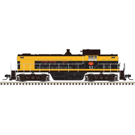 Alco RS1 - LokSound and DCC - Master(R) -- Spokane, Portland & Seattle #53 (yellow band, black)