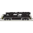 EMD GP40 - Standard DC - Master(R) -- Norfolk Southern #3075 (black, white, Horse Head Logo)