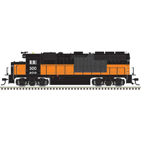 EMD GP40 - Standard DC - Master(R) -- Soo Line #2040 (Ex-MILW Patch, orange, black)