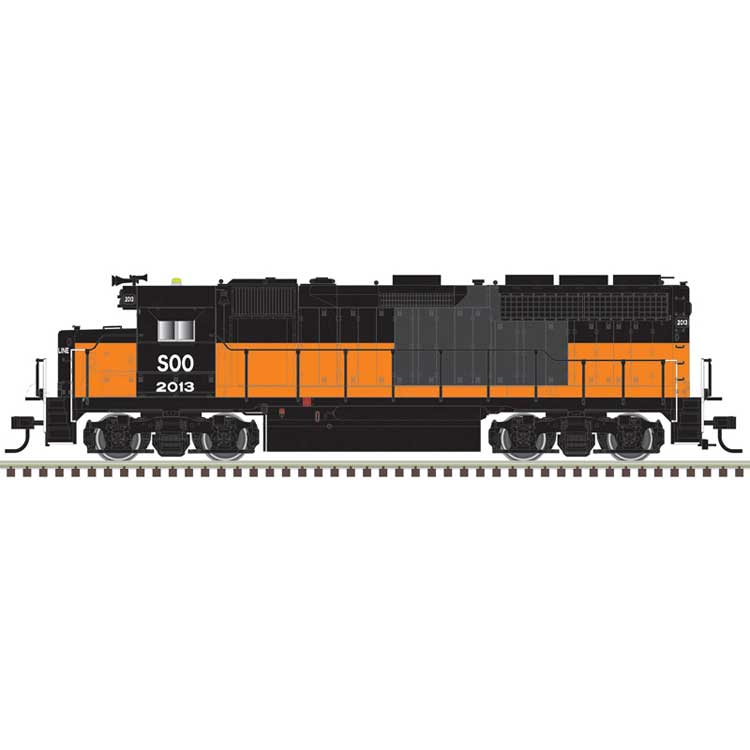 EMD GP40 - LokSound and DCC - Master(R) -- Soo Line #2013 (Ex-MILW Patch, orange, black)
