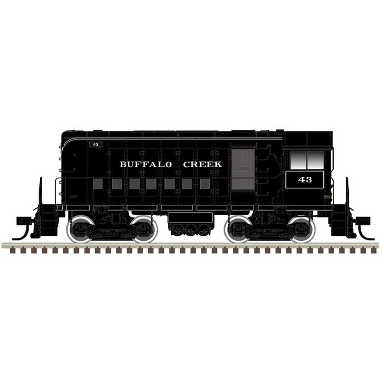 Alco HH660 - Standard DC - Master(R) -- Buffalo Creek #43 (black, white)