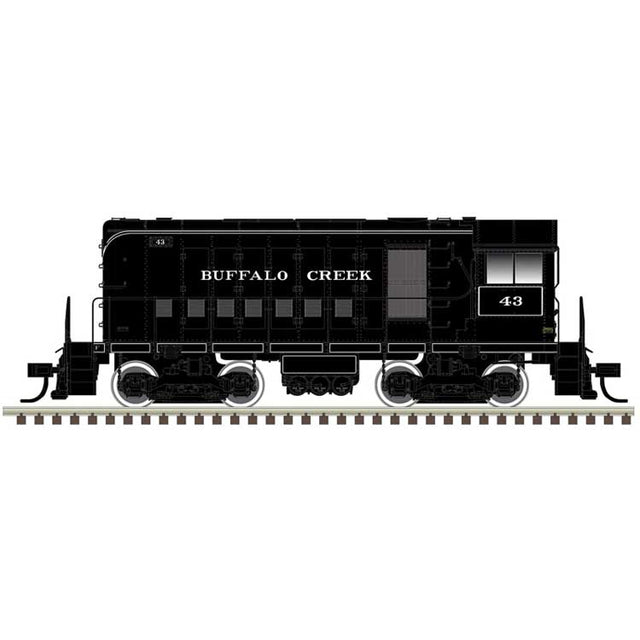 Alco HH660 - Standard DC - Master(R) -- Buffalo Creek #43 (black, white)