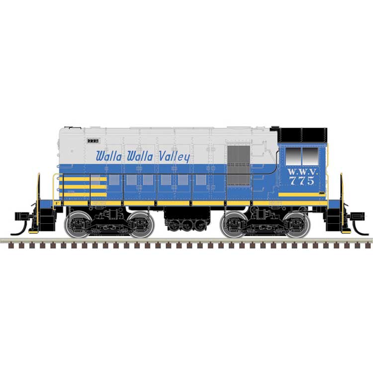 Alco HH660 - Standard DC - Master(R) -- Walla Walla Valley #775 (blue, silver, yellow)