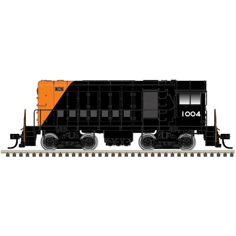Alco HH660 - LokSound and DCC - Master(R) -- Portland Terminal Company #1001 (black, orange, white)