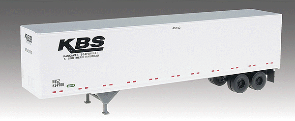 45' Pines Trailer -- Kankakee, Beaverville & Southern, 3rd Road Number