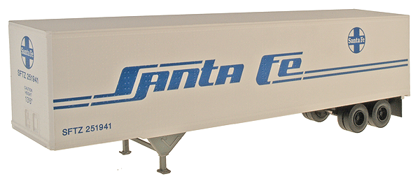 45' Pines Trailers -- Santa Fe #25141 (white, blue)