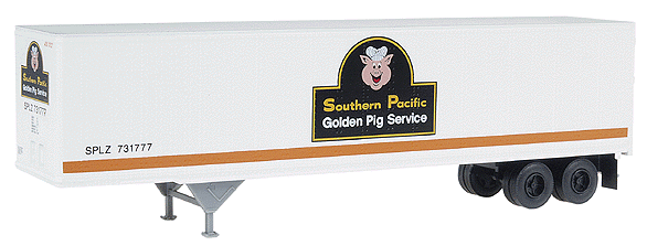 45' Pines Trailer -- Southern Pacific "Golden Pig Service" #721777