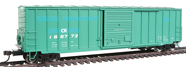 Atlas Master(TM) ACF(R) 50' Precision Design Rib Side Boxcar Assembled -- Conrail #166773 (Ex-Penn Central patch, green & white)